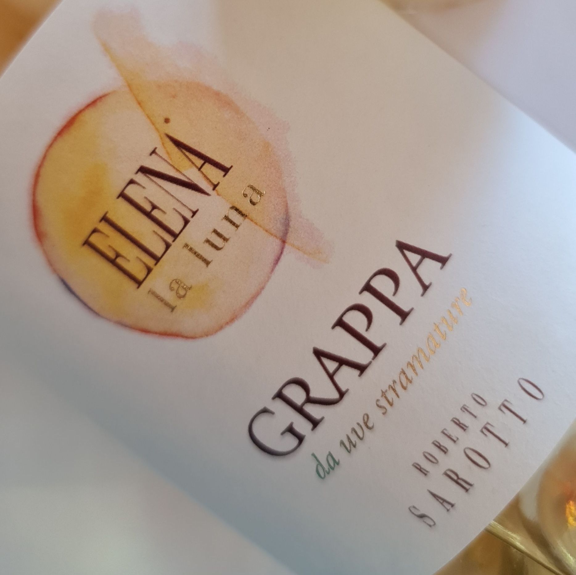 Grappa di Barbera Elena